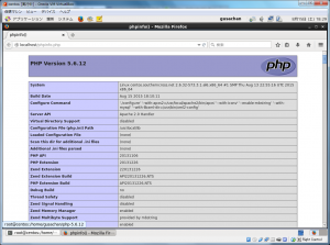 phpinfo